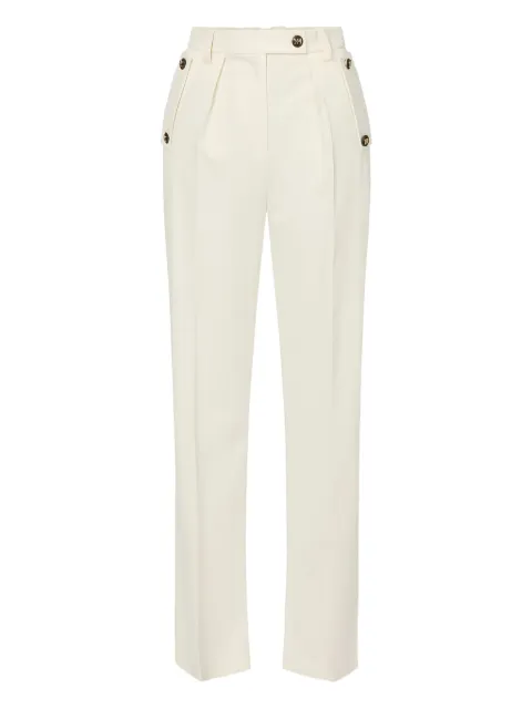 Elisabetta Franchi pantalones con botones del logo