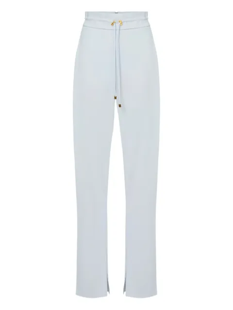 Elisabetta Franchi drawstring slit trousers