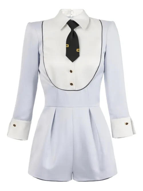 Combinaison à détail noué - Elisabetta Franchi - Modalova