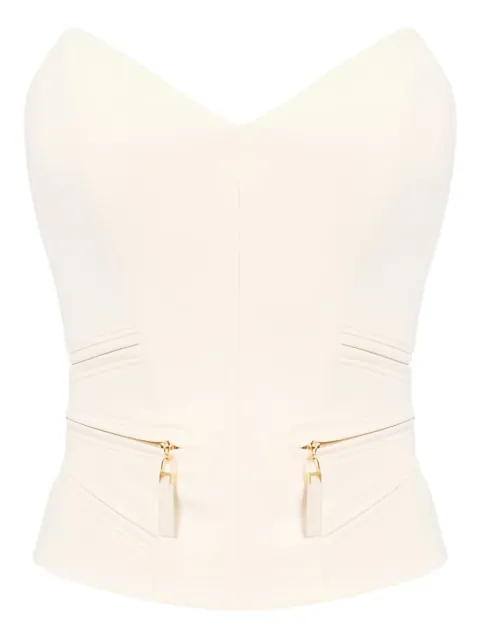 Elisabetta Franchi Top mit Reißverschluss