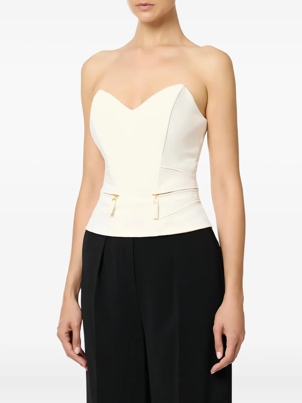 Elisabetta Franchi top con detalle de cierre | Chalecos y camisetas | Image 2