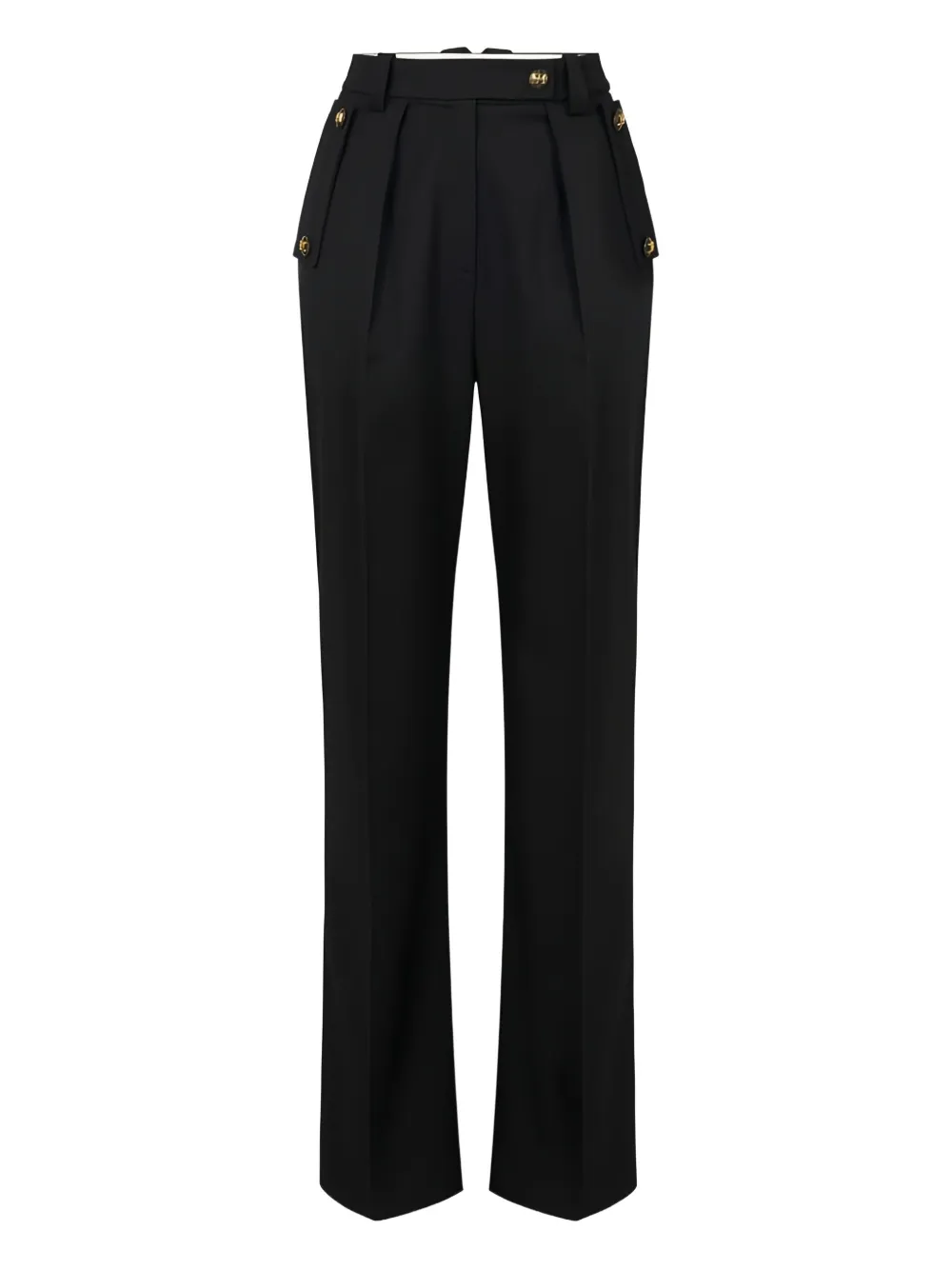 Elisabetta Franchi  button-detail trousers | Black | Image 1