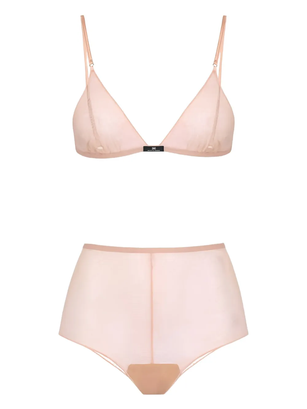 Elisabetta Franchi snake-pattern lingerie set | neutro | Image 1