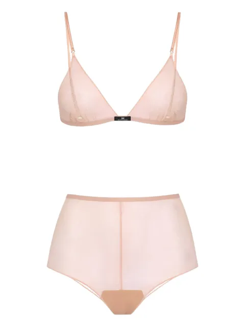 Elisabetta Franchi snake-pattern lingerie set