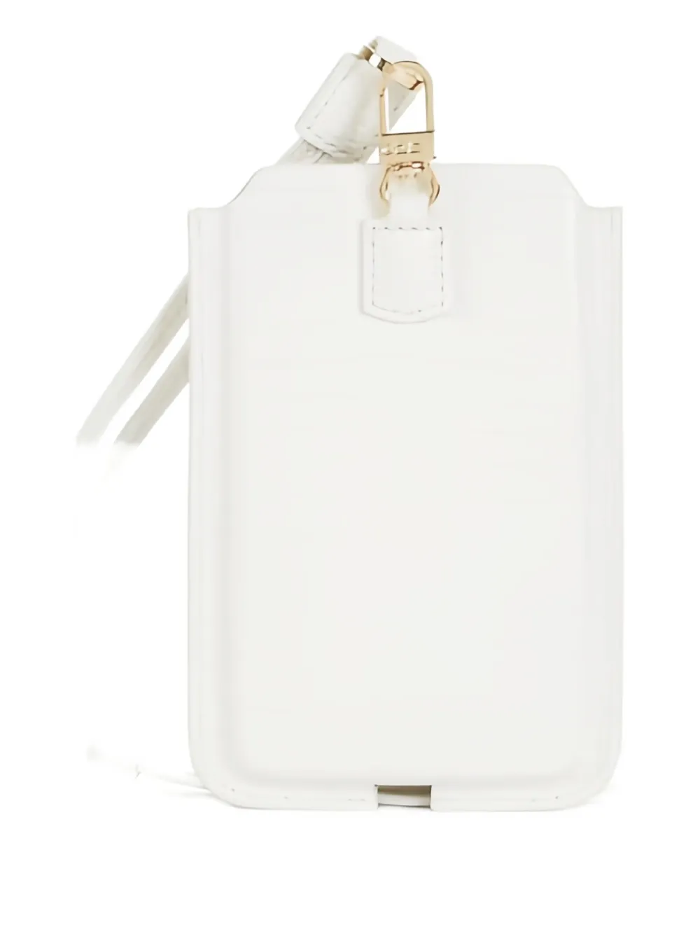 Elisabetta Franchi Crocodile-print Phone Case In White
