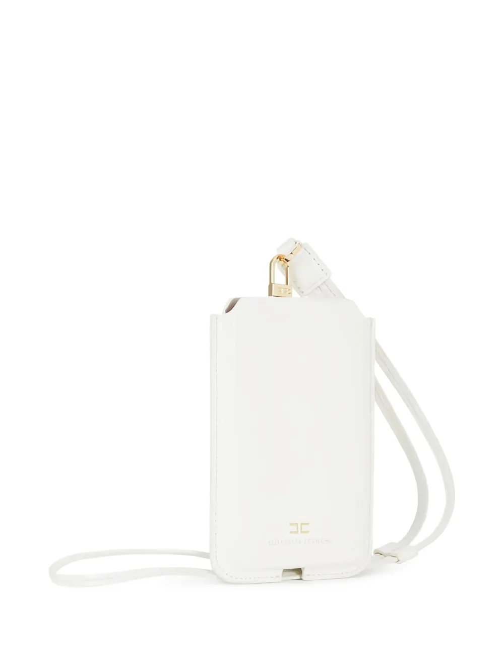 Elisabetta Franchi Telefoonhoesje met krokodillenprint Beige