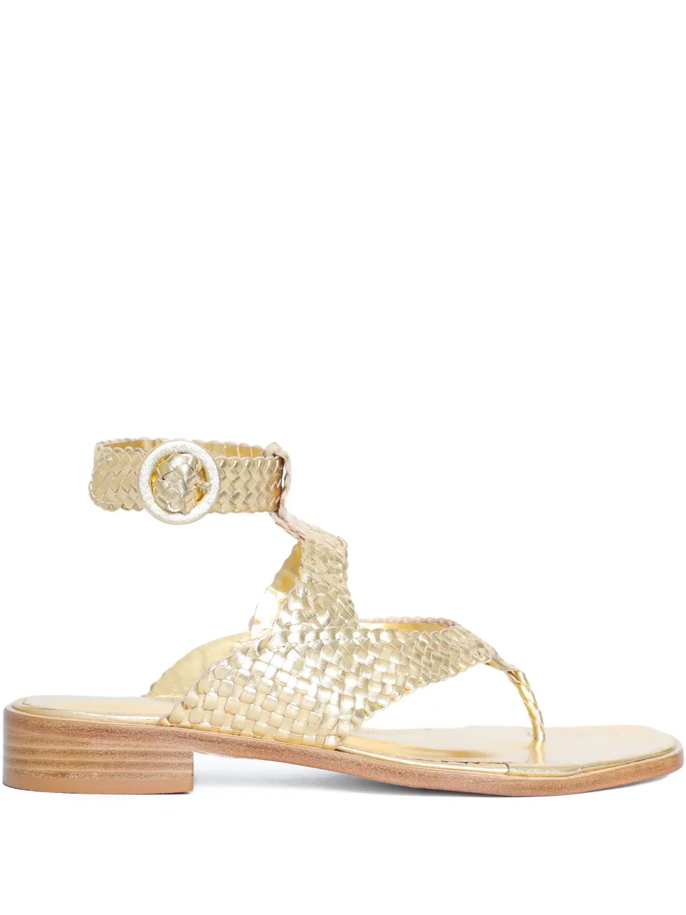 Sarah Chofakian Truffle sandals Goud