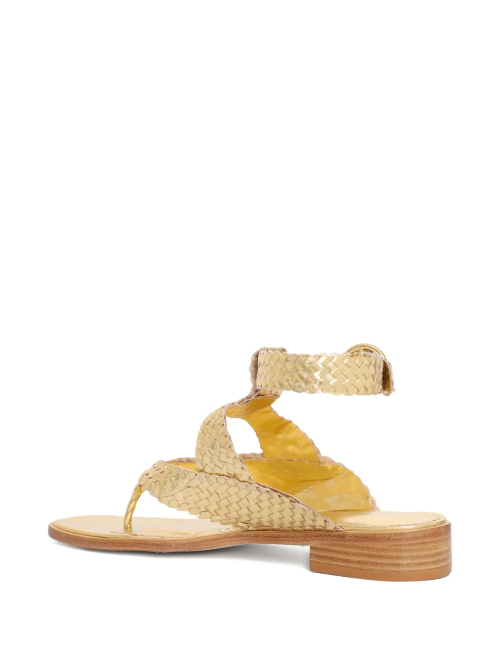 Sarah Chofakian Truffle sandals Goud