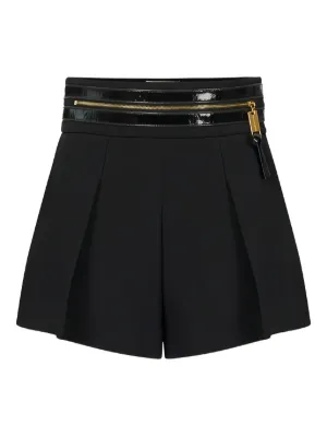 ELISABETTA FRANCHI ブラックショートパンツ 40 ELISABETTA FRANCHI