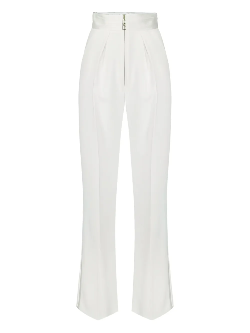 Elisabetta Franchi Pleated Palazzo Pants In Multi