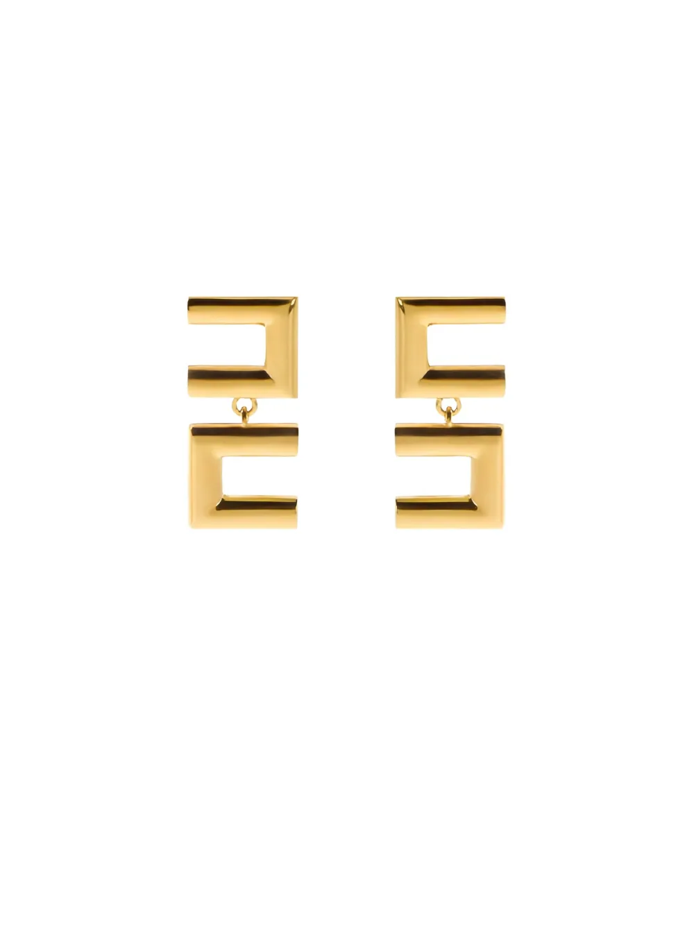 Elisabetta Franchi deconstructed logo earrings | Image 2