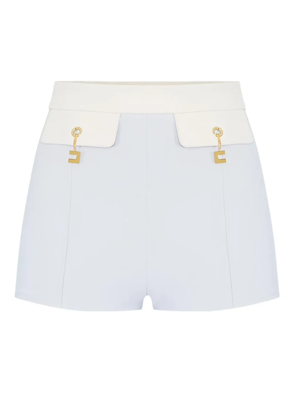Elisabetta Franchi mock-pocket charm shorts | Blue | Image 1