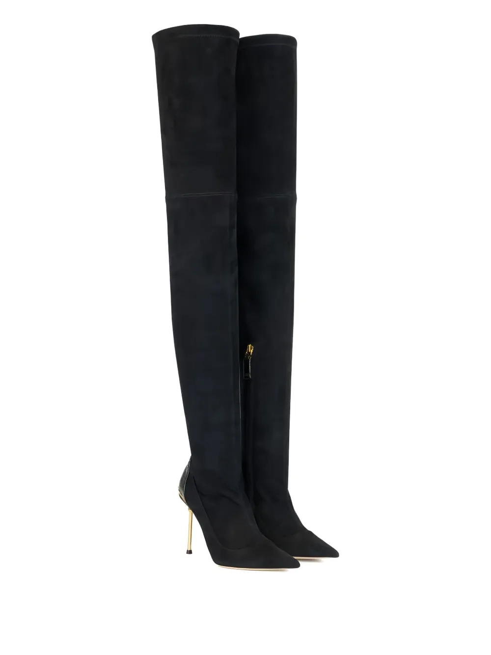 Elisabetta Franchi tapered toel leather boots | Image 2