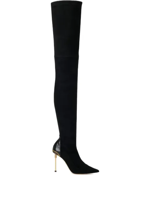 Elisabetta Franchi botas de toalla tapered