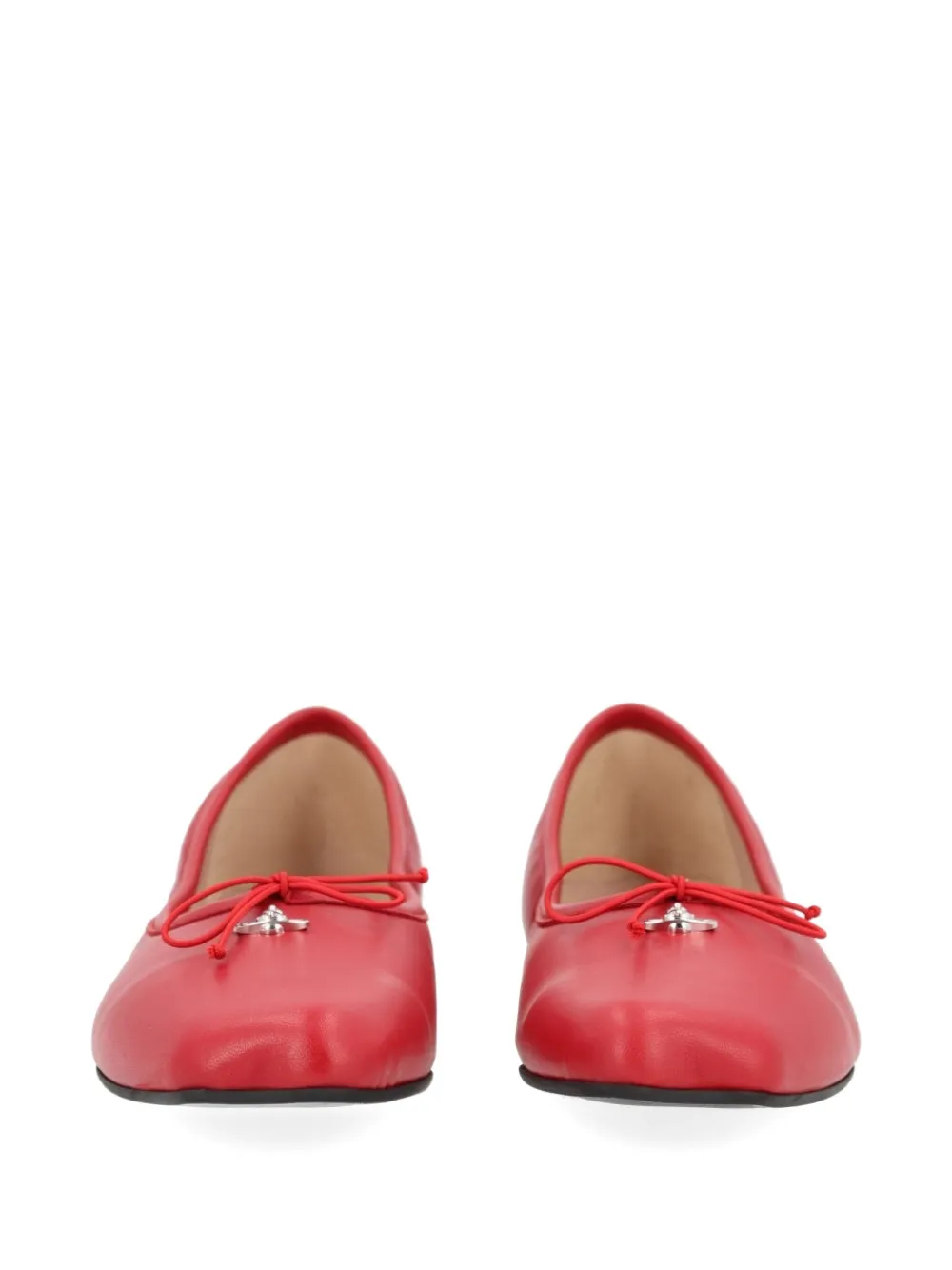 Vivienne Westwood Orb-plaque ballet flats Rood