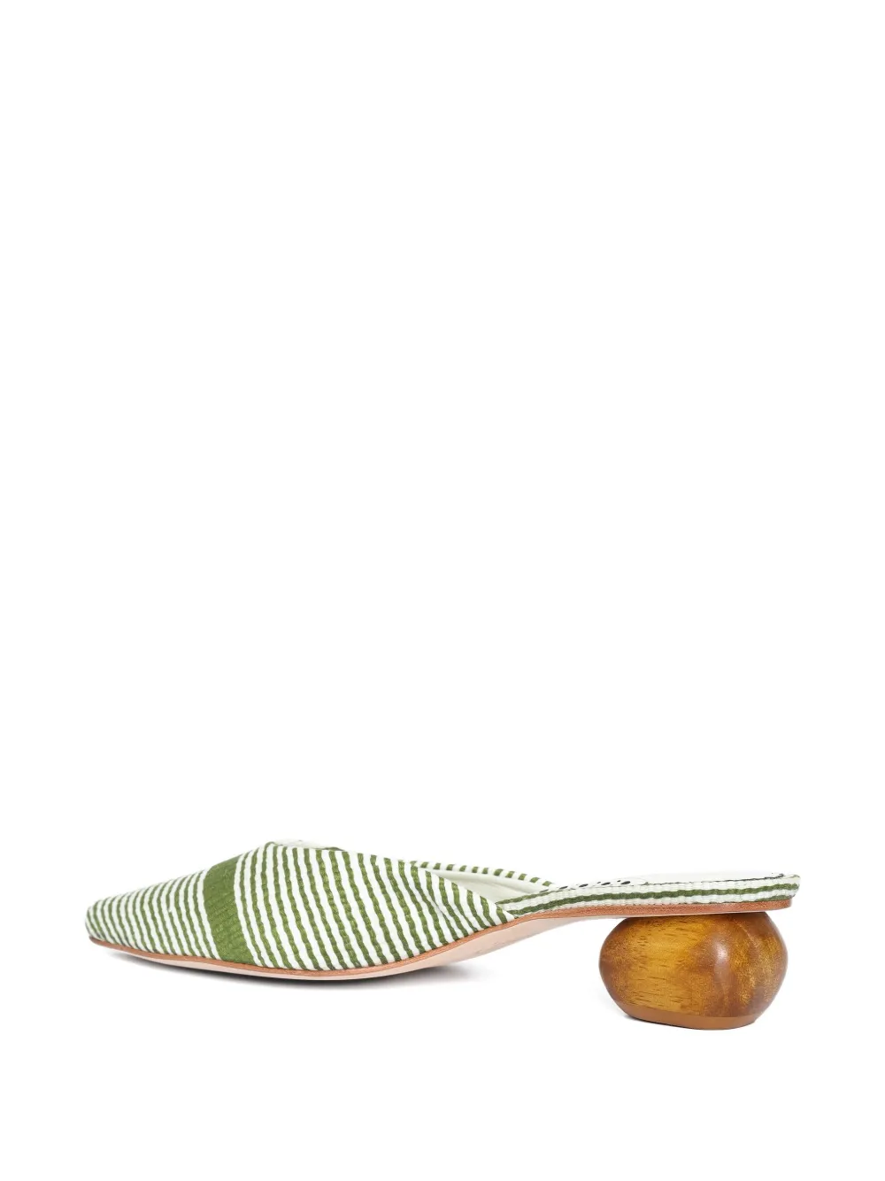 Sarah Chofakian 30mm Guest Room mules Groen