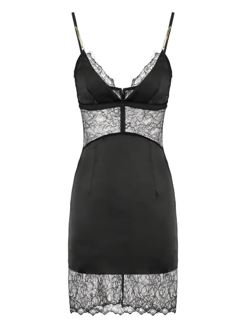 Elisabetta Franchi laced chain-straps mini dress