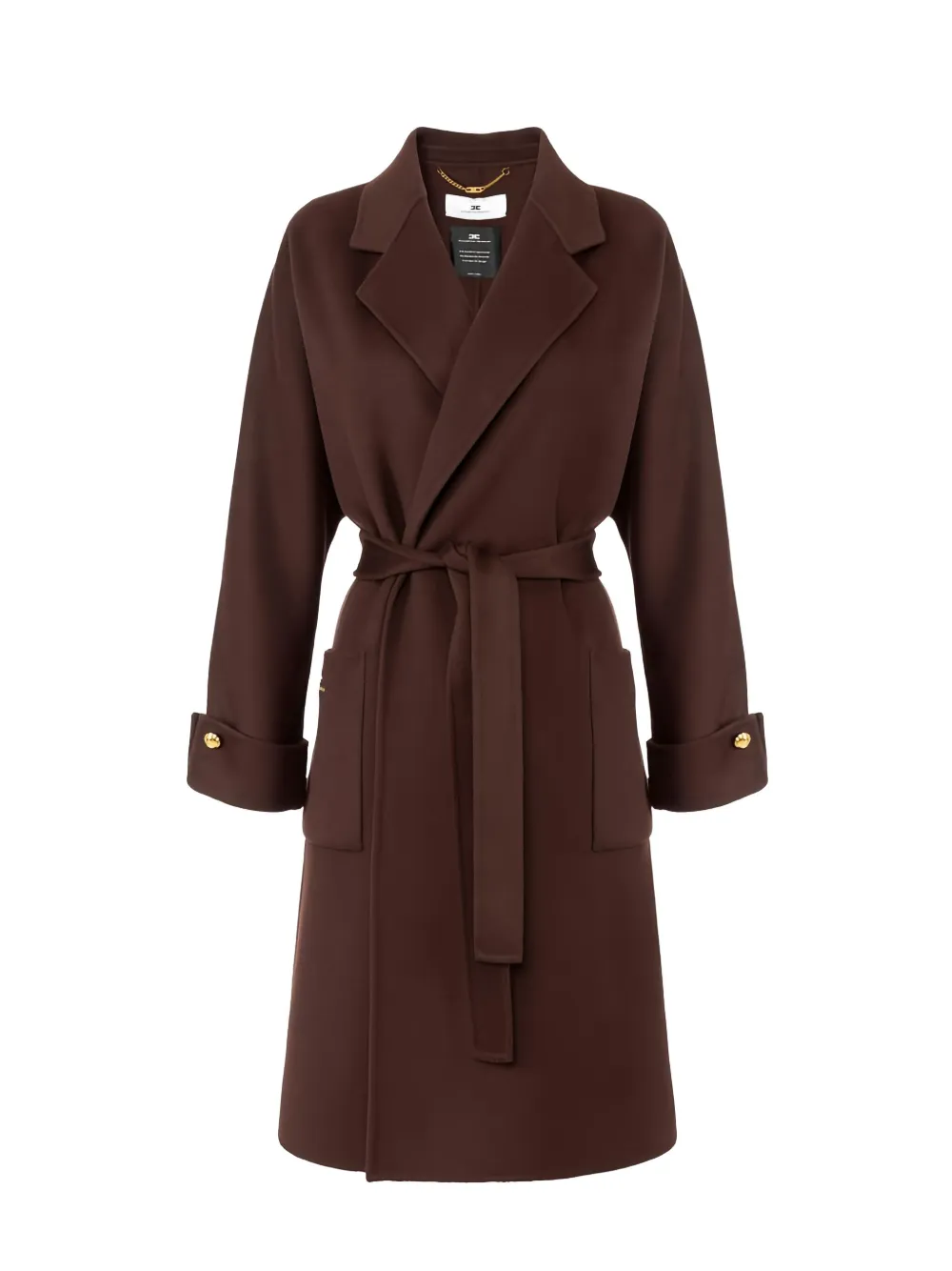 Elisabetta Franchi belted coat | Single Breasted Coats | Image 2