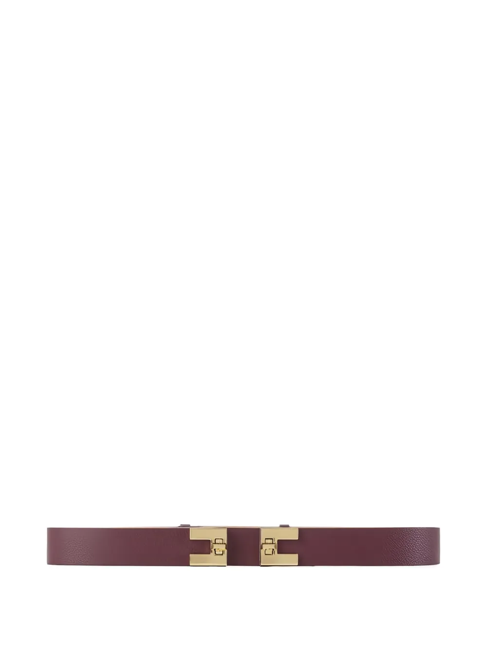 Elisabetta Franchi logo-detail belt | Red | Image 1