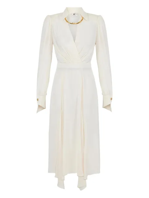 Elisabetta Franchi pleated midi dress