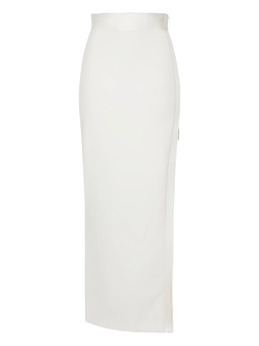 Elisabetta Franchi logo-piping maxi skirt | White | Image 1
