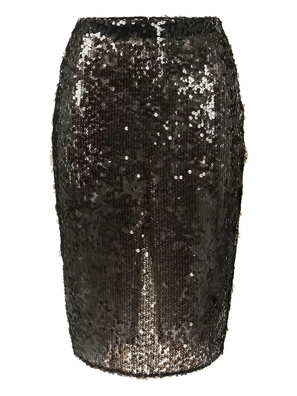Elisabetta Franchi Sequin-embellished Midi Skirt In Black
