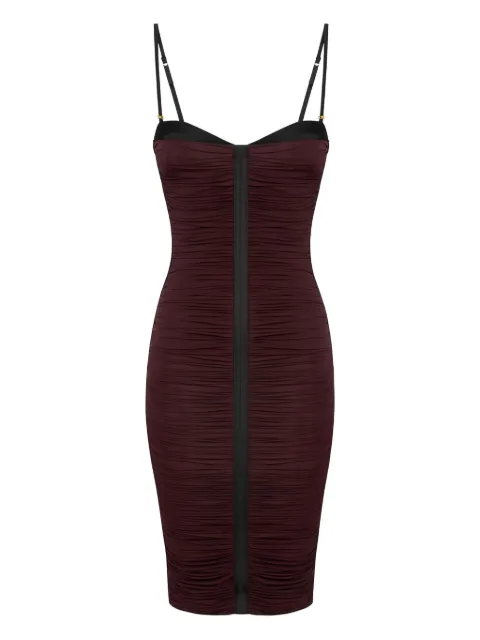 Elisabetta Franchi draping strap midi dress