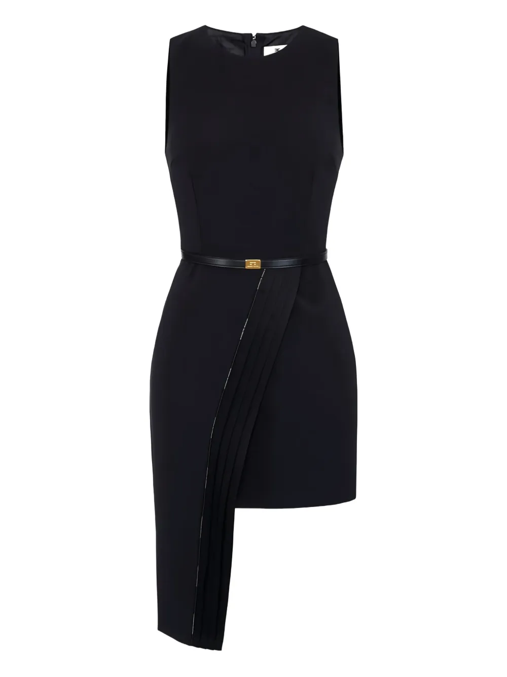 Elisabetta Franchi vestido corto con panel asimétrico | negro | Image 1