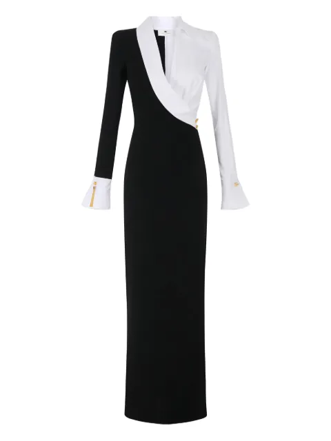Elisabetta Franchi vestido largo con abertura lateral