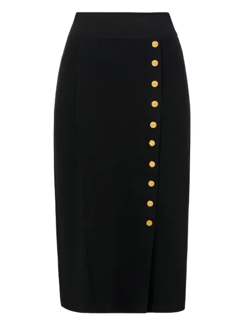 Elisabetta Franchi falda midi con botones