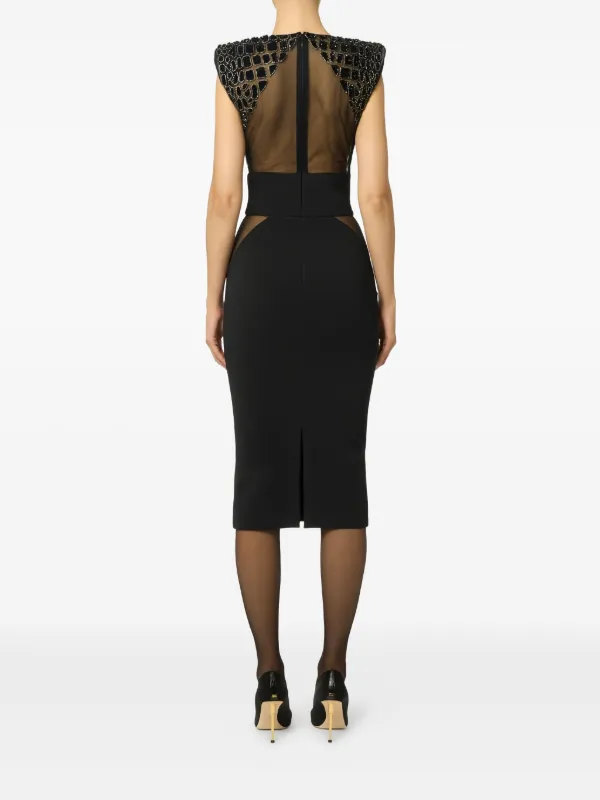 Elisabetta Franchi カットアウト ドレス | ブラック | FARFETCH JP Elisabetta Franchi カットアウト ドレス | ブラック | FARFETCH JP