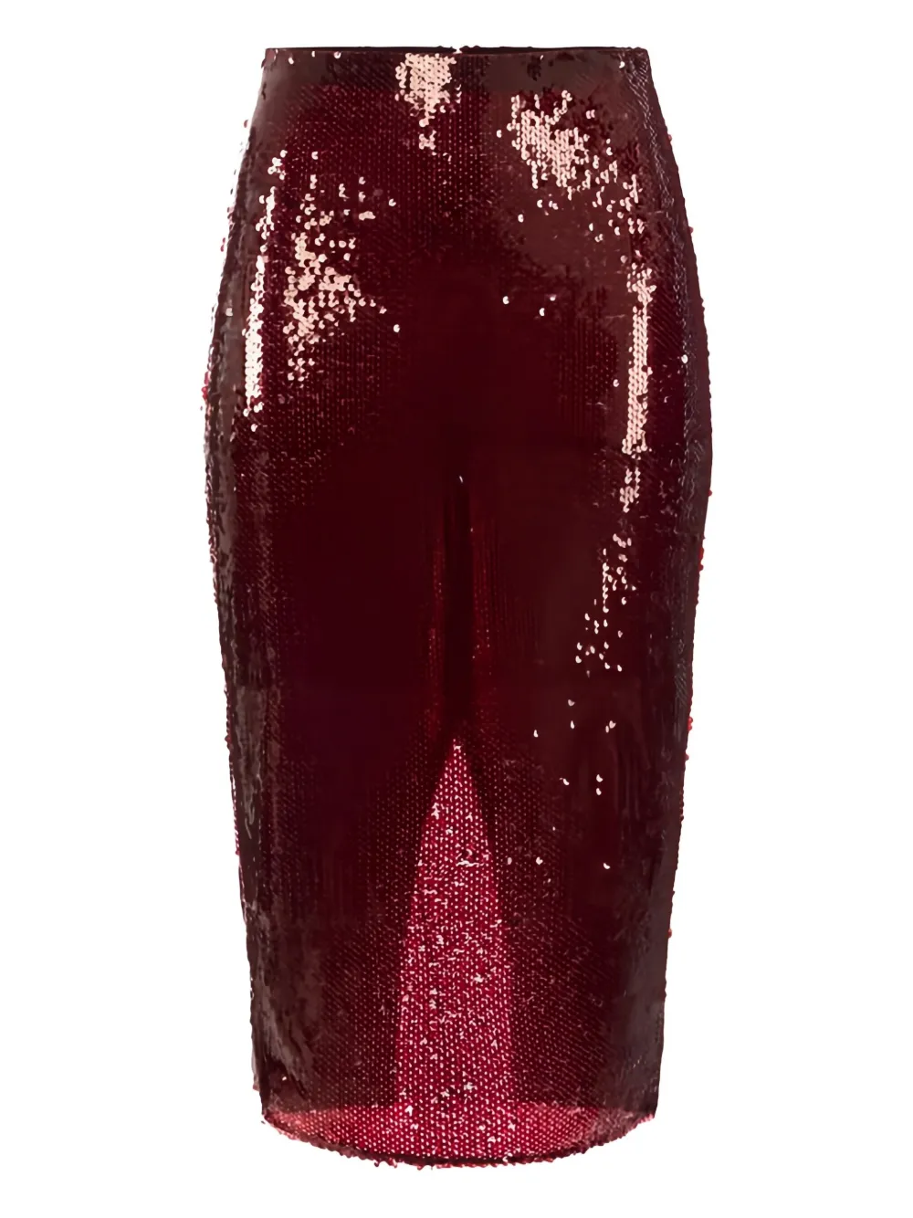 Elisabetta Franchi sequin split skirt | Red | Image 1