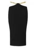 Elisabetta Franchi cut-out midi skirt - Black