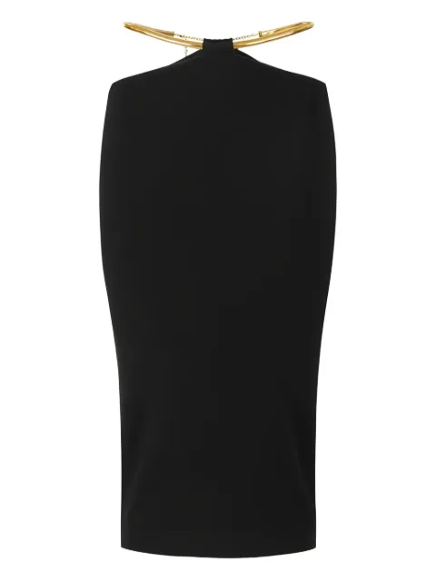 Elisabetta Franchi falda midi con aberturas