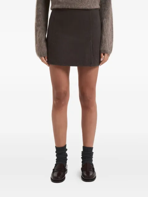 P.A.R.O.S.H. front-slit mini skirt