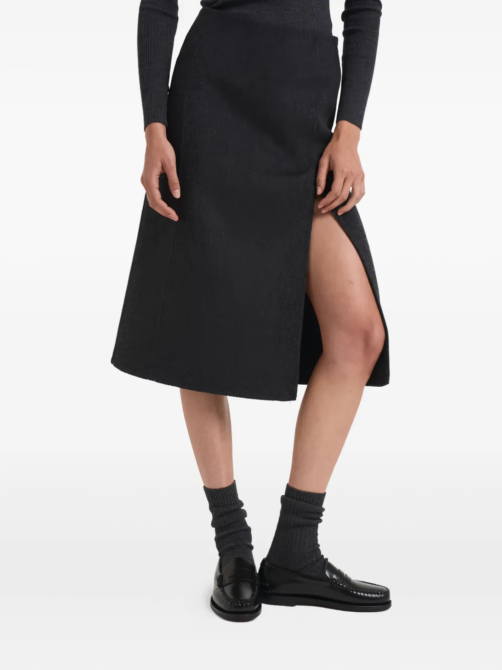 P.A.R.O.S.H. front-slit midi skirt | A-Line Skirts | Image 2