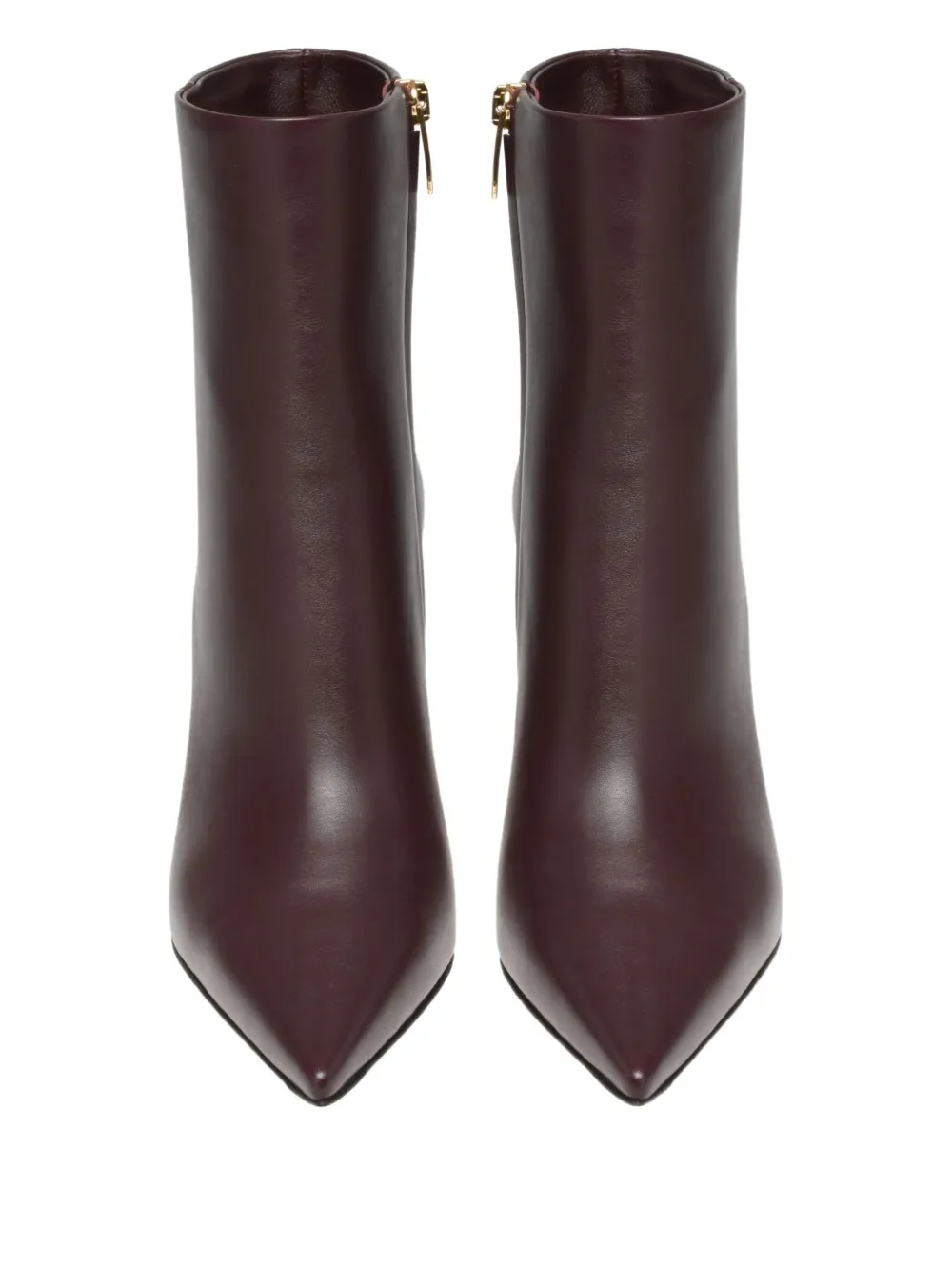 Gianvito Rossi 85mm Keinna Bootie Pointed-toe Boots In Brown