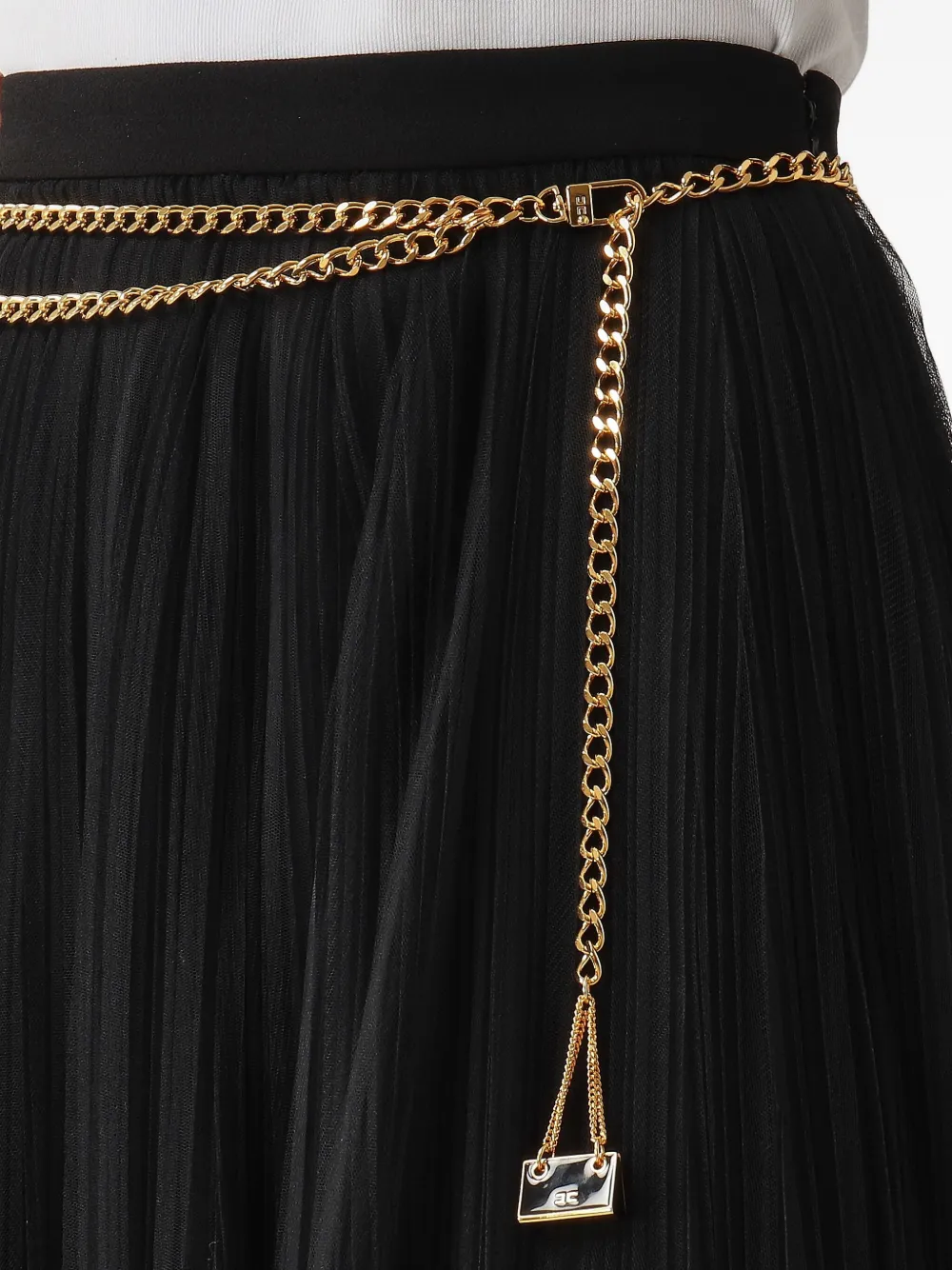 Chain Tulle Skirt