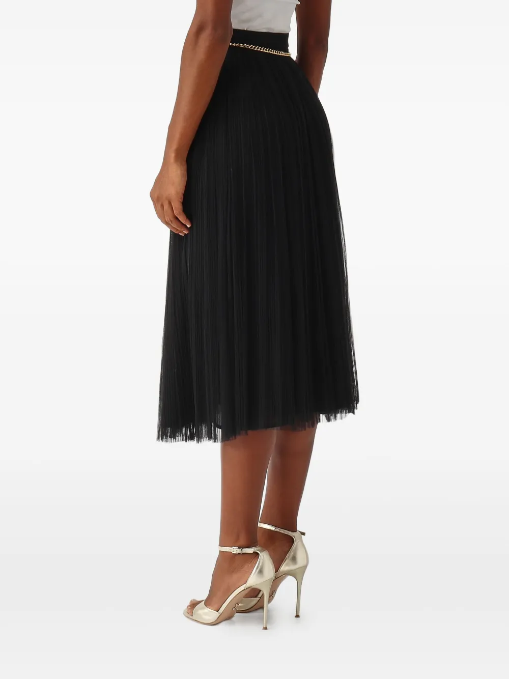Chain Tulle Skirt