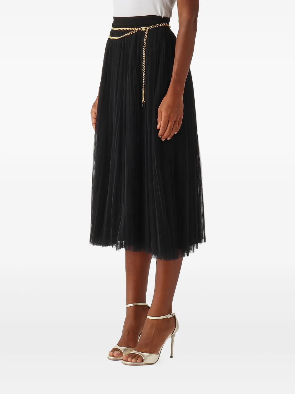 Chain Tulle Skirt