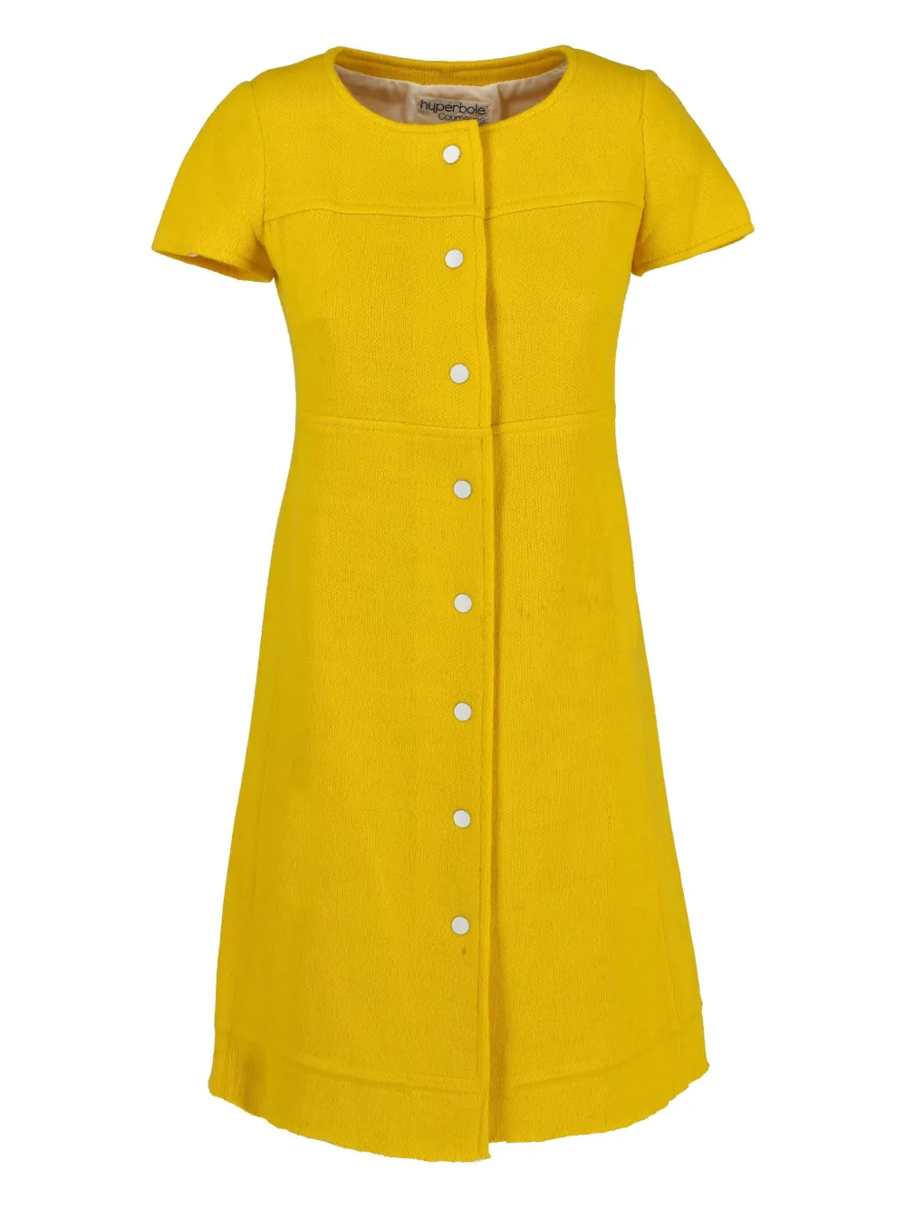 Courrèges Pre-Owned 1960s button front dress | Yellow | Image 1