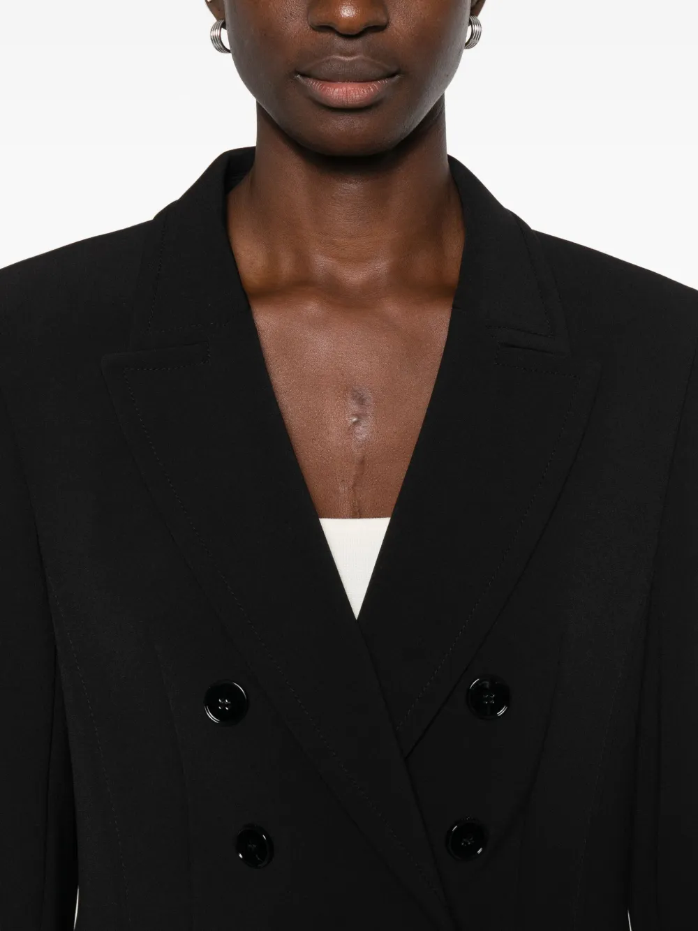 MARCCAIN Colbert met dubbele rij knopen Zwart