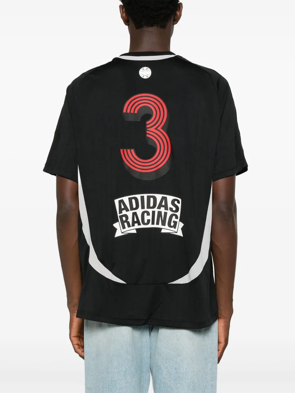 adidas Teamgeist Moto T-shirt met grafische print Zwart