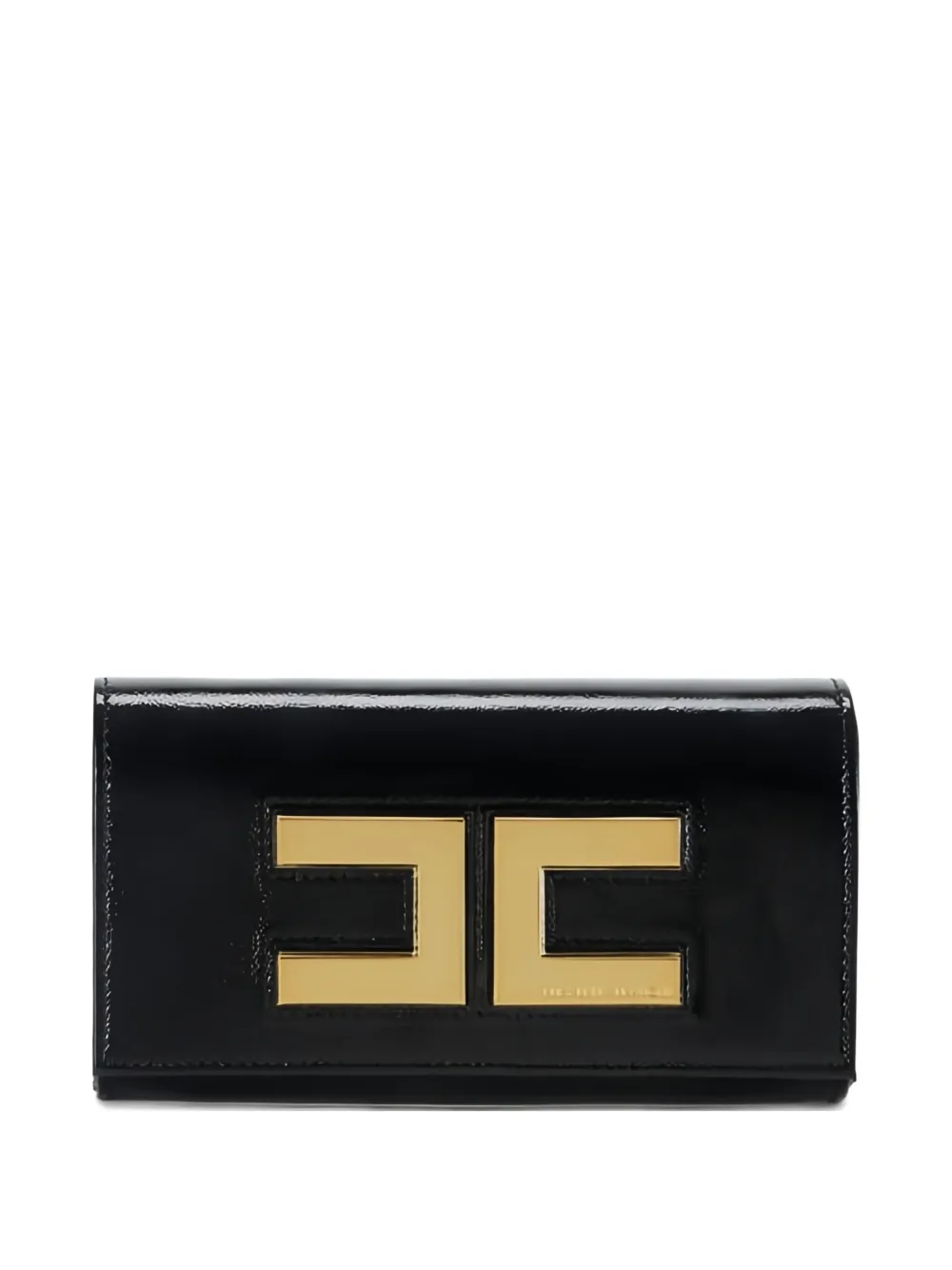 Elisabetta Franchi logo-plaque chain-strap mini bag | Black | Image 1