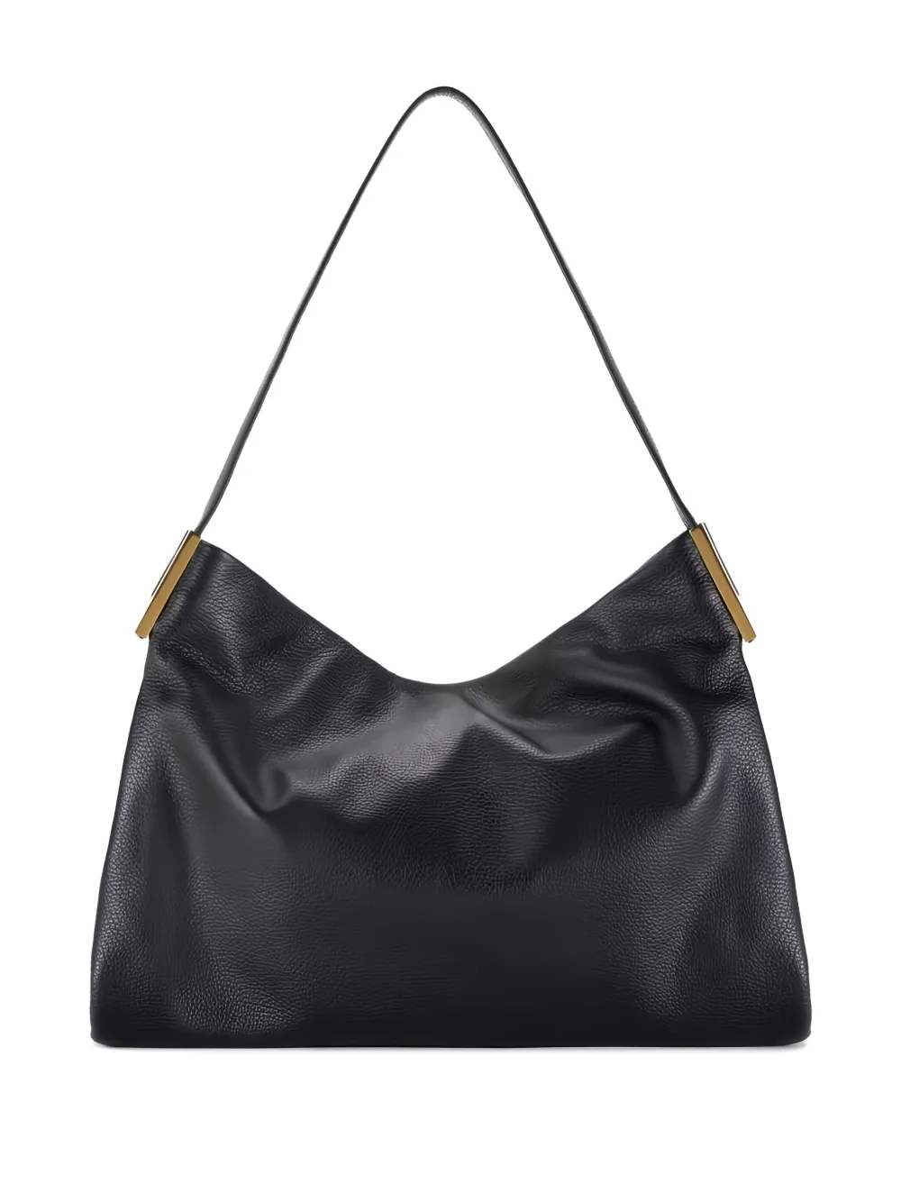 Elisabetta Franchi Leather Tote Bag In Black