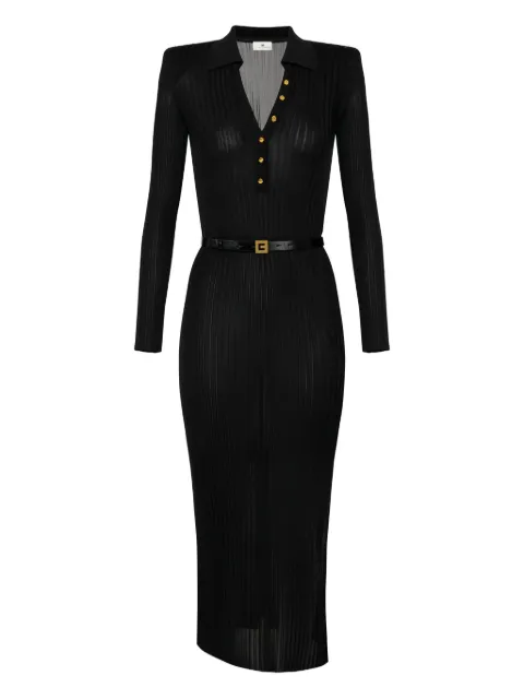 Elisabetta Franchi vestido midi en jacquard