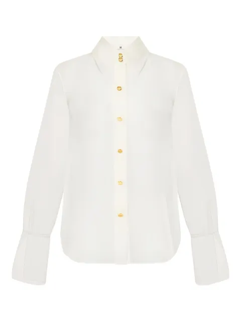 Elisabetta Franchi blusa de seda de organza