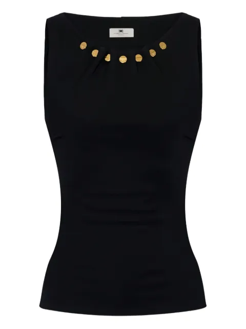 Elisabetta Franchi jewel-button top
