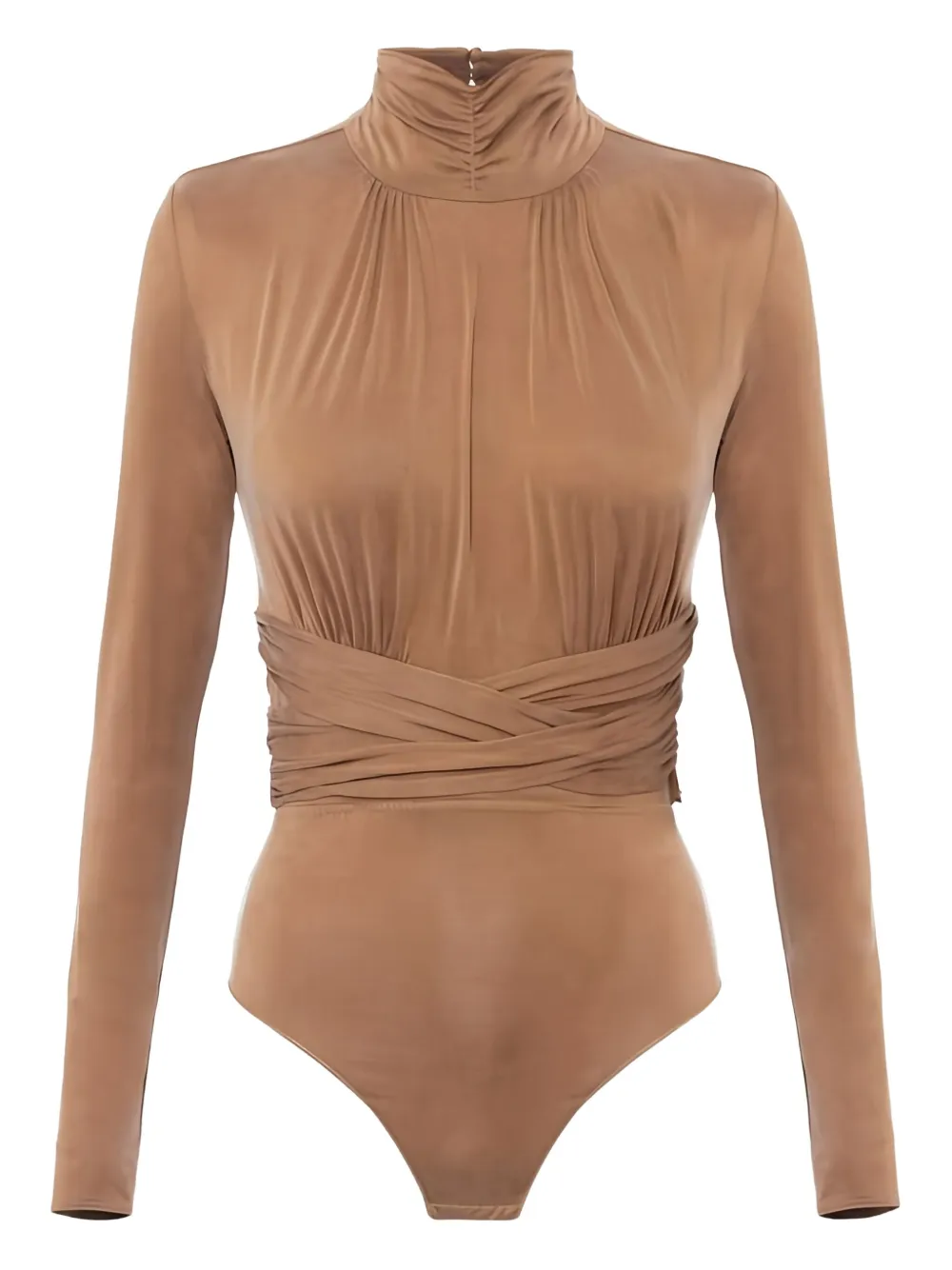 Elisabetta Franchi Drapierter Body Mit Schleife In Neutral