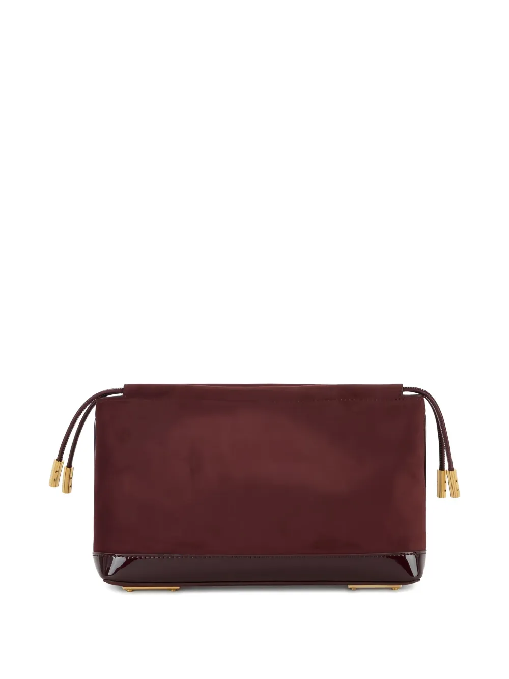 Elisabetta Franchi Suede Clutch In Red